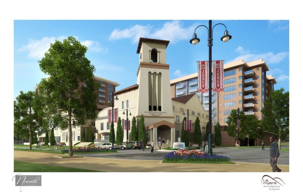 Church Expansion and Mixed Use Development Conceptual Rendering